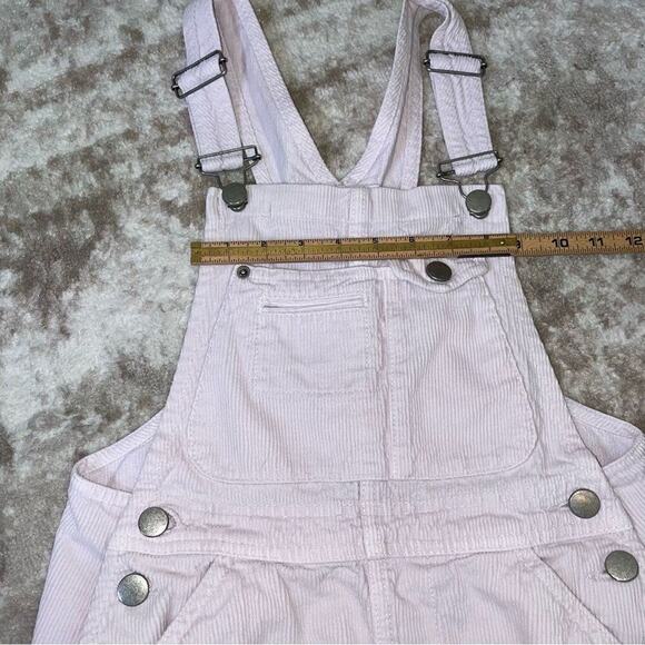 Asos//denim Curduroy pale purple overall dress romper multiple pockets SZ UK 4 - Picture 6 of 11